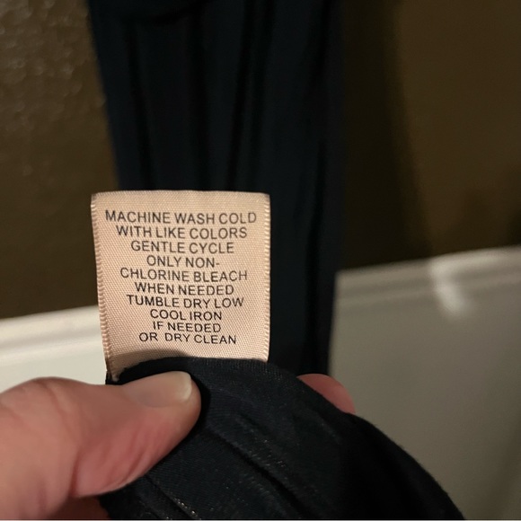 Long Black Philosophy Maxi Dress with Belt Detail at Waist, Size Small - Picture 8 of 8